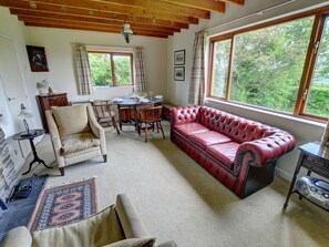 Fireplace, DVD player - Quaint Holiday Home in Bwlch-y-groes With Garden (Llanfyrnach)