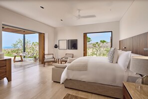 Chambre, 5 chambres, piscine privée, vue océan