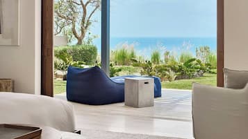 Habitación, 5 habitaciones, alberca privada, vista al océano | Vista desde la habitación