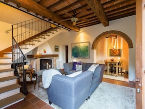 House | Living room | Fireplace