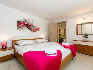 Apartment | 1 bedroom, bed sheets - Lovely Apartment With Terrace & Garden Grill (Malinska-Dubasnica)