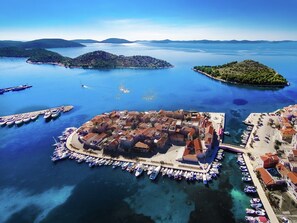 Apartment | View from property - Apartment in Grebastica Near the Sea (Sibenik)