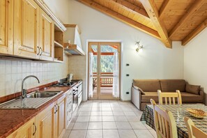 Apartment | Living room - Accommodation With Wellness Center, in Val di Sole (Caldes)