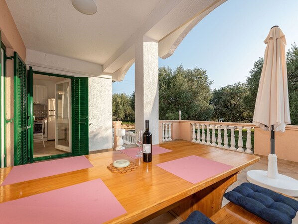 Apartment | Balcony - Exquisite Apartment in Kožino With Terrace (Zadar)