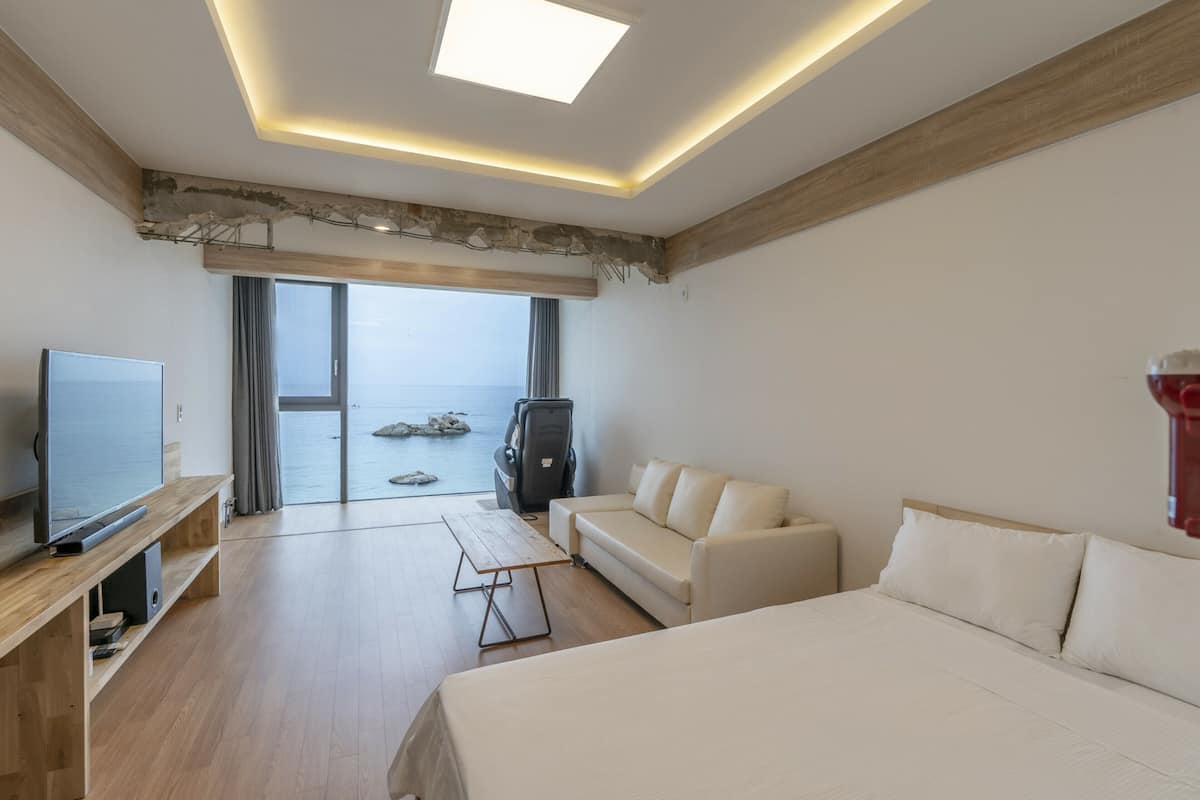 Chambre Deluxe, vue océan | Bureau, espace de travail pour ordinateur portable, Wi-Fi gratuit