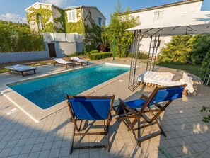 Villa | Exterior - Pool Villa in Sibenik Near Lake (Bilice)