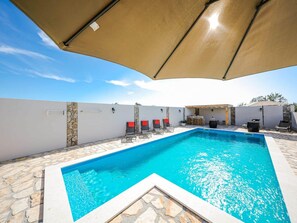 Villa | Pool | Indoor pool, outdoor pool - Charming Villa in Poličnik with Swimming Pool (Policnik)