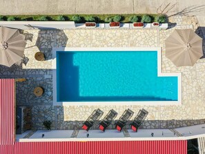 Villa | Pool | Indoor pool, outdoor pool - Charming Villa in Poličnik with Swimming Pool (Policnik)