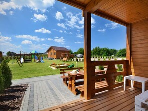 House | View from property - Cozy Cottage in Mielenko Poland near Sea (Mielno)