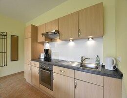 Apartamento | Cocina privada | Hervidor eléctrico y trona infantil