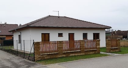 Detached Bungalow With Washing Machine in the Fenced Garden in Southern Bohemia