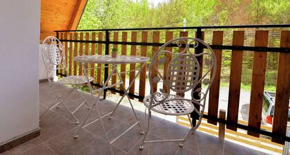 Chalet in Stikada With Garden, Terrace, Barbecue, Bicycles