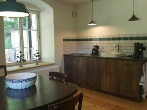 House | Private kitchen | Highchair - Authentic Apartment in a Polish Country House in a Quiet Region (Janowice Wielkie)