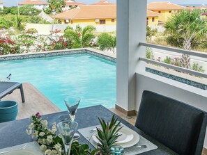 Balcony - Beautiful Villa in Jan Thiel Near Beach (Jan Thiel)