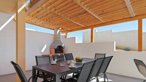 Balcony - Elegant Holiday Home in Maslenica with Hot Tub (Jasenice)