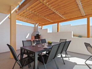 Balcony - Elegant Holiday Home in Maslenica with Hot Tub (Jasenice)