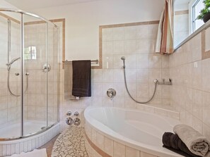 Bathtub, towels - Idyllic Holiday Home in Hart im Zillertal With Balcony (Hart im Zillertal)