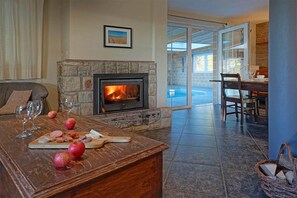 Living room - Holiday Home in Hockay With Private Pool (Stavelot)