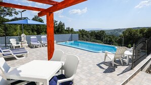 Balcony - Lavish Villa in Bribir With Swimming Pool (Vinodolska opcina)