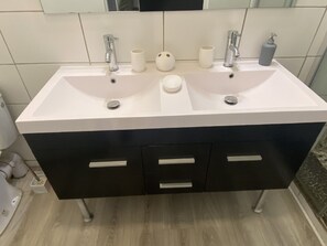 Appartement | Salle de bain | Douche, serviettes fournies