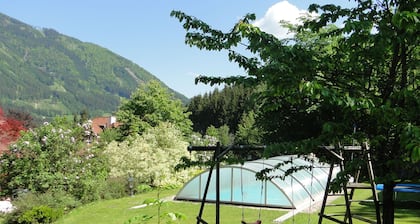 Holiday House With Large Garden With Swimming Pool at the Forest Edge