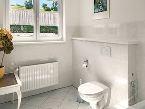 Apartment | Bathroom | Shower, hair dryer, towels - Beautiful Apartment in Bad Bellingen Near Rhine River (Bad Bellingen)