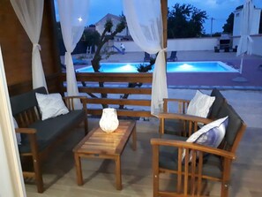 House | Balcony - Appealing Holiday Home in Drage With Pool (Pakostane)