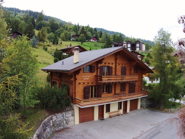 Exterior - Well Equipped Valais Chalet With Fireplace and Three Floors (Riddes)
