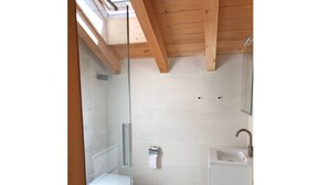 Shower - Well Equipped Valais Chalet With Fireplace and Three Floors (Riddes)