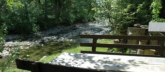Spacious Chalet in Eriz With Riverside Garden