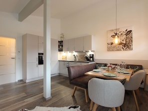 Apartment | Private kitchen | Stovetop, highchair - Apartment in Kirchdorf Near Ski Slopes (Kirchdorf in Tirol)