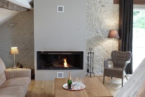 House | Living room | Fireplace