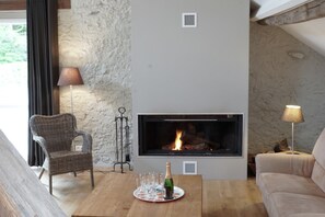 House | Living room | Fireplace