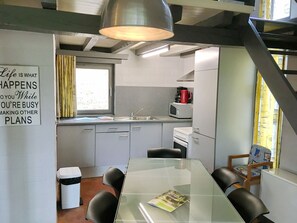 Dining - Nicely Furnished Bungalow With a Fireplace Near the Maas (Hastiere)