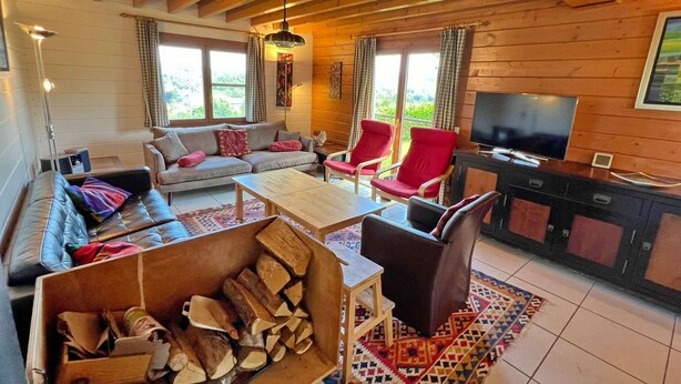House | Living room - Chalet Near Hampteau (Hotton)