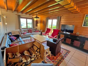 House | Living room - Chalet Near Hampteau (Hotton)