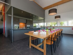 Dining - Comfy Home with Sauna Located near Forest (Waimes)