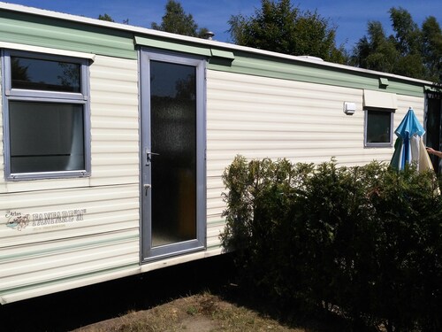 Comfortable Mobile Home With Terrace in the Vicinity of Spa