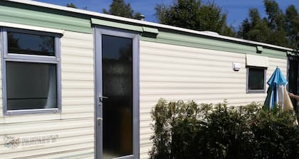 Comfortable Mobile Home With Terrace in the Vicinity of Spa