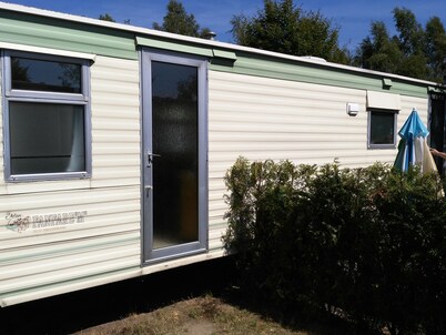 Comfortable Mobile Home With Terrace in the Vicinity of Spa