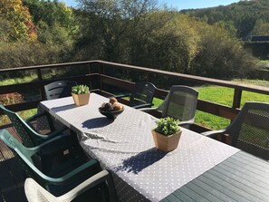 Balcony - Modern Holiday Home in Somme-Leuze with Sauna & Hot Tub (Somme-Leuze)
