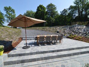 Balcony - Pretty Mill Transformed Into Cottage With Infrared Sauna and Beautiful Terrace (Florennes)