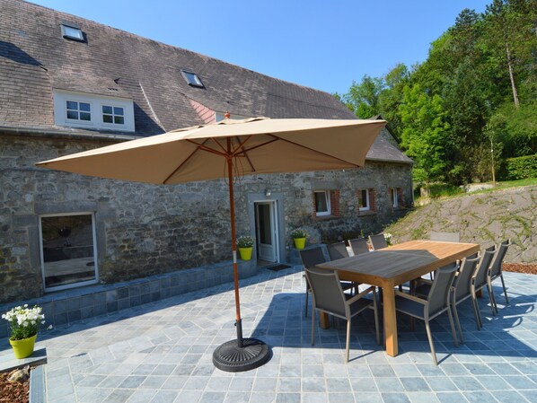 Balcony - Pretty Mill Transformed Into Cottage With Infrared Sauna and Beautiful Terrace (Florennes)