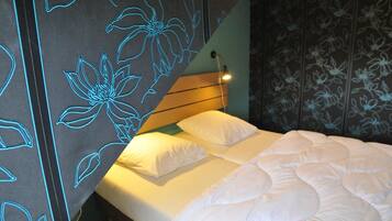 7 chambres, ameublement personnalisé, draps fournis