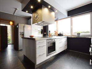 Cottage | Private kitchen | Highchair - Cottage in Ochamps With Private Pool & Sauna (Libin)