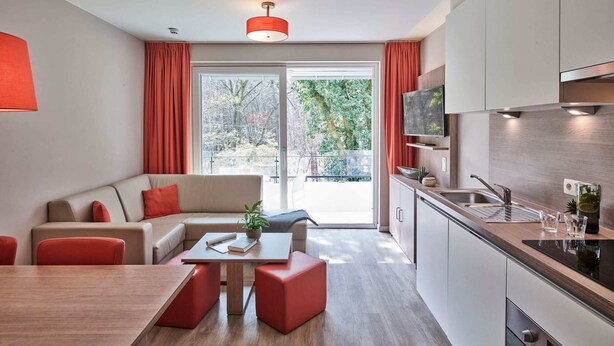 Apartment | Private kitchen - Nicely Furnished Studio in Belgian Limburg (Houthalen-Helchteren)