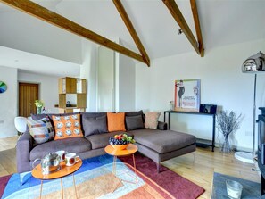 Ferienhaus | Wohnzimmer | Kamin, DVD-Player