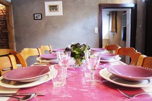 Dining - Regional House With Exposed Timber Frame Elements Full of Authenticity and Charm in a Green Area (Beauraing)