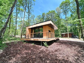 Exterior - Lodge in Oignies Forest With Eco Design (Viroinval)