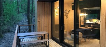 Lodge in Oignies Forest With Eco Design
